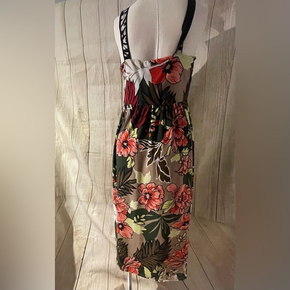 ROX & ALI floral/zebra print dress. Size 14 - Picture 2 of 7